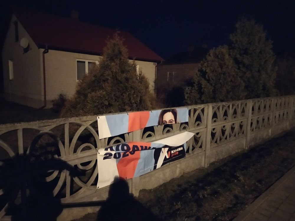 Zniszczono kolejne banery wyborcze - Zdjęcie główne
