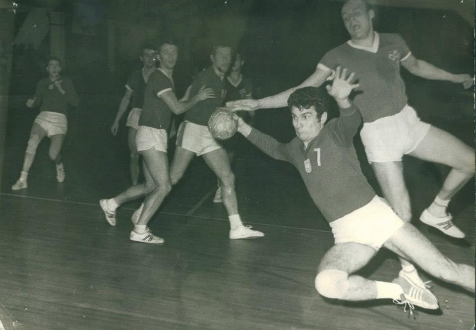 Mecz piłki ręcznej w Mielcu.