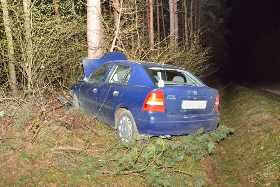 Wypadek na drodze relacji Radawa - Manaster
