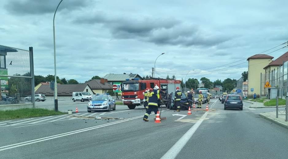 Wypadek w Świlczy na drodze krajowej 94!  [ZDJĘCIE] - Zdjęcie główne