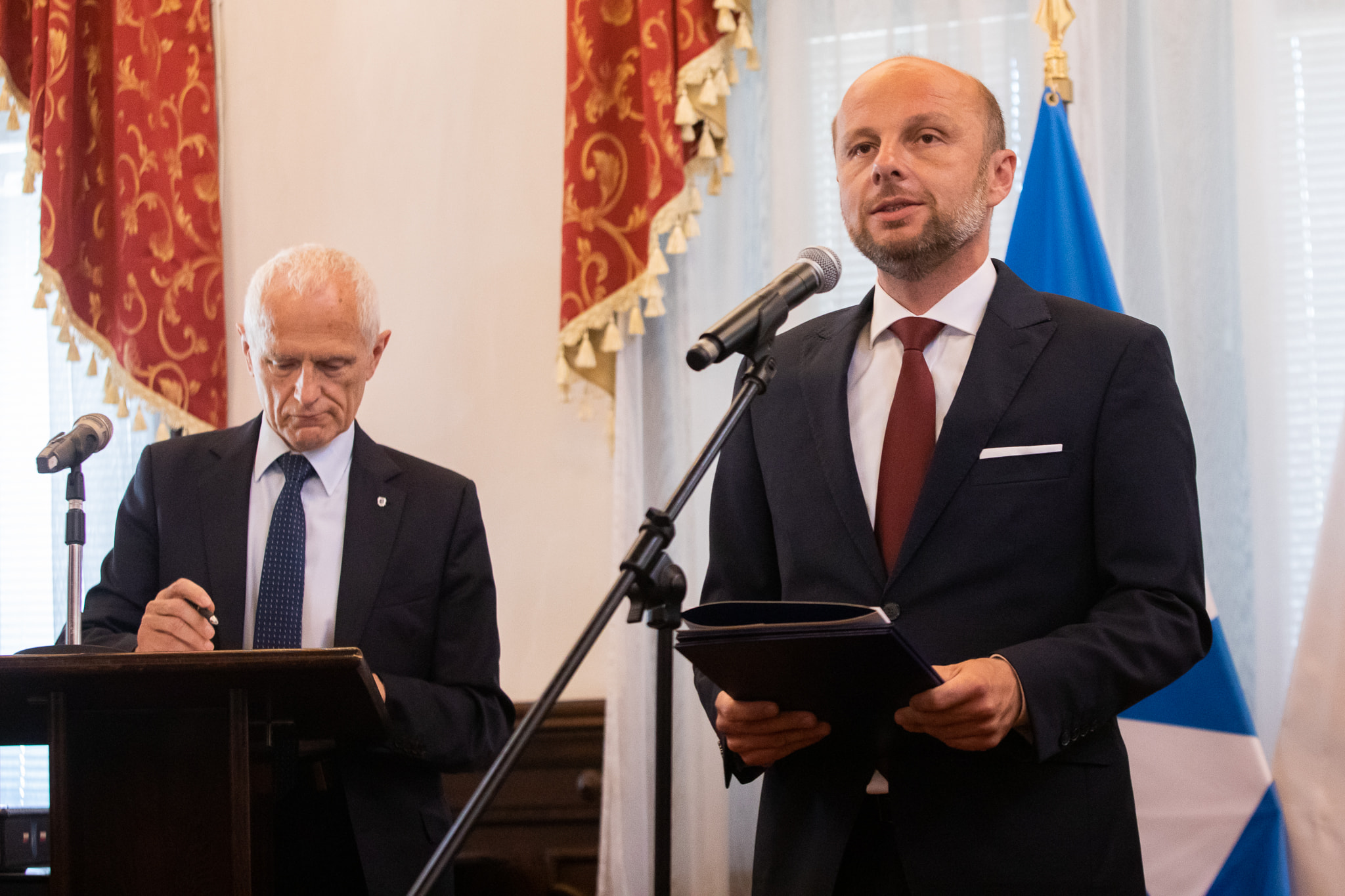 Zaprzysiężenie Konrada Fijołka na prezydenta Rzeszowa.