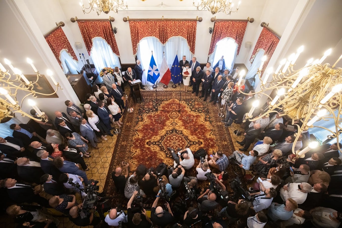 Zaprzysiężenie Konrada Fijołka na prezydenta Rzeszowa.