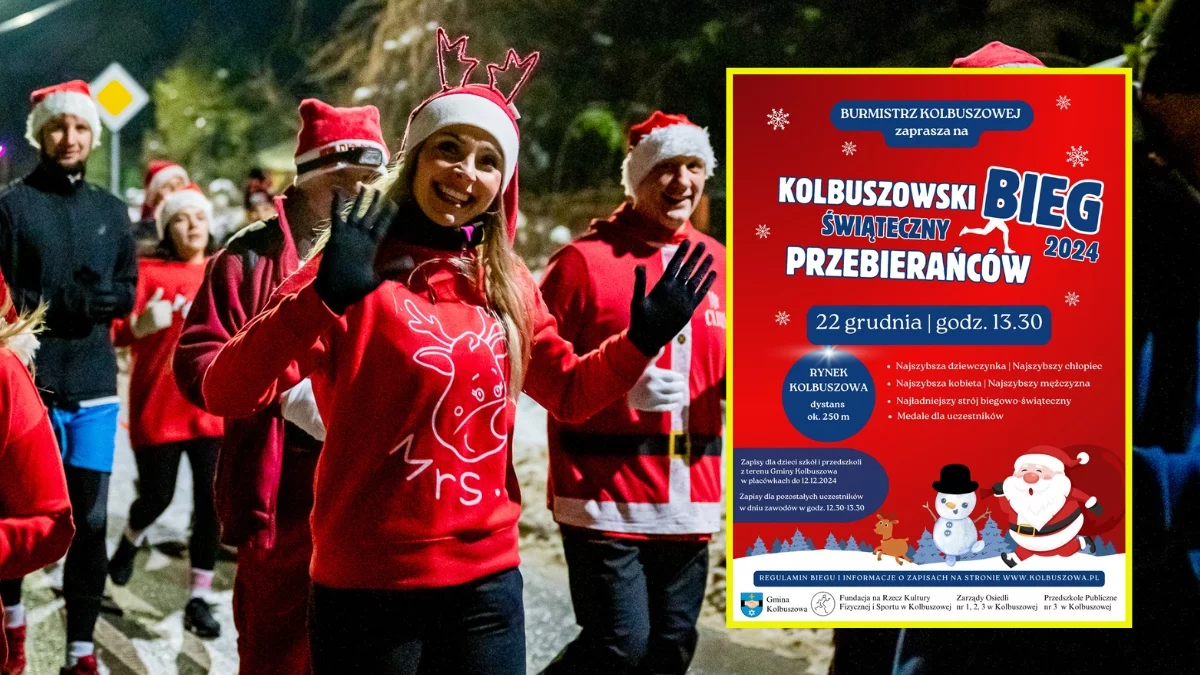 Takiego wydarzenia jeszcze w Kolbuszowej nie było. Świąteczny Bieg Przebierańców 2024 [PLAKAT] - Zdjęcie główne