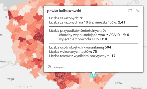 Ministerstwo poinformowało o kolejnych zakżeniach. 