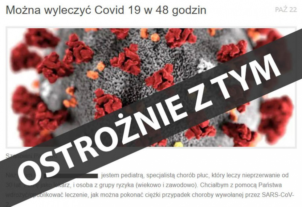 Podkarpacie. Pokonany COVID-19 w 48 godzin. Niebezpieczna praktyka? - Zdjęcie główne