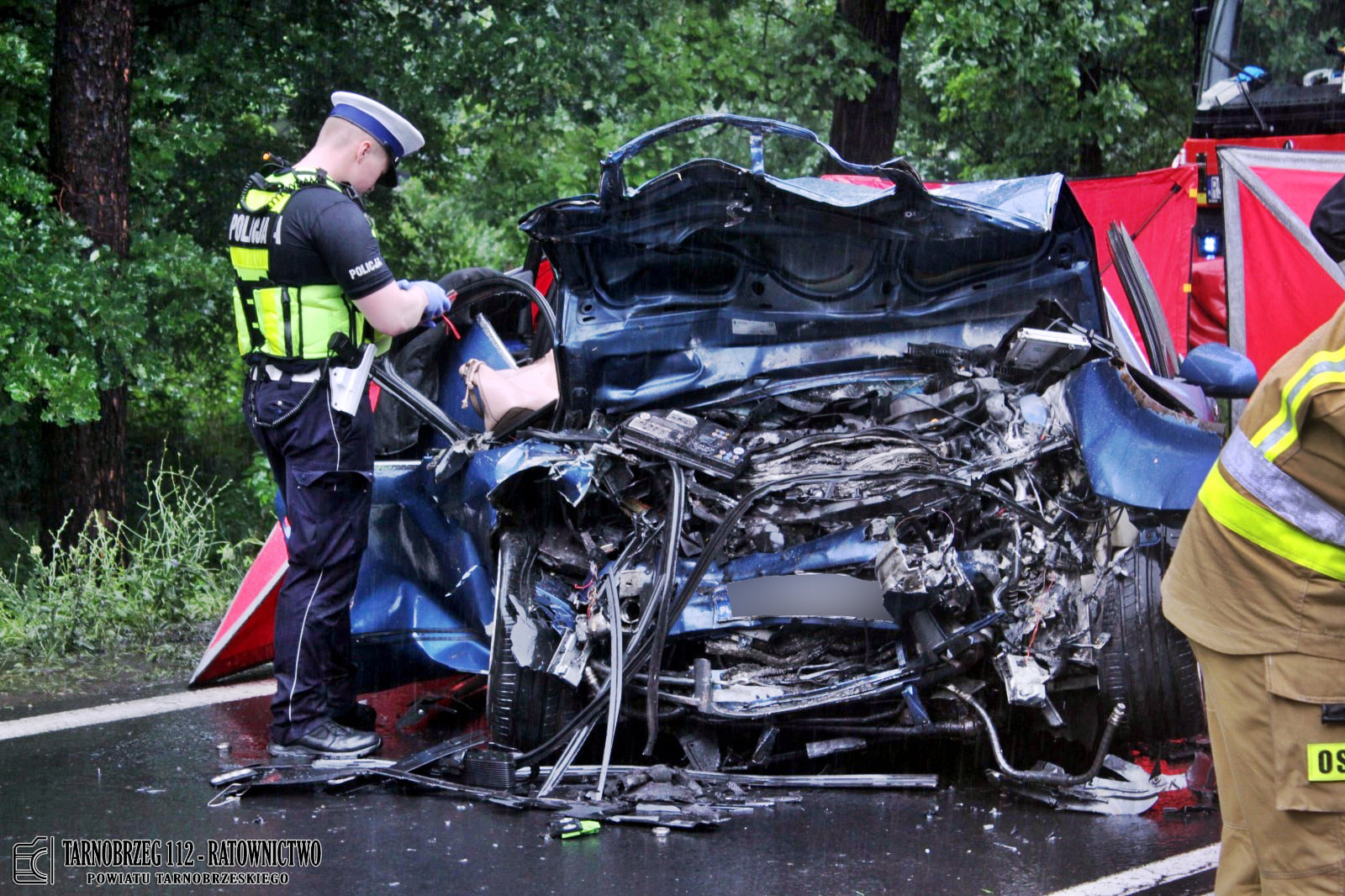 Podkarpacie: Sprawca wypadku pod Stalową Wolą tłumaczy, że nie spożywał alkoholu i jechał prawidłowo - Zdjęcie główne