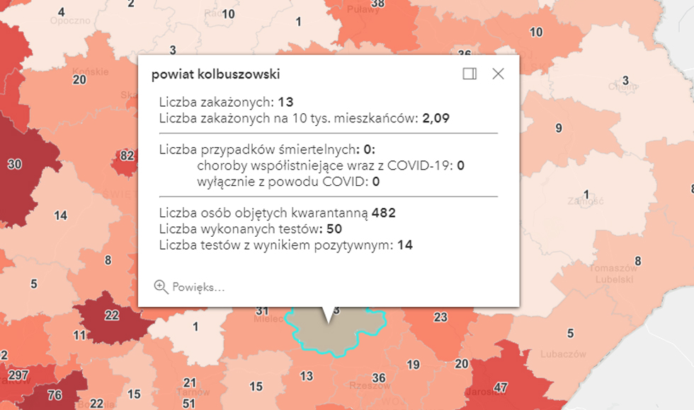 Nowe zakażenia na Podkarpaciu [poniedziałek - 5 kwietnia] - Zdjęcie główne