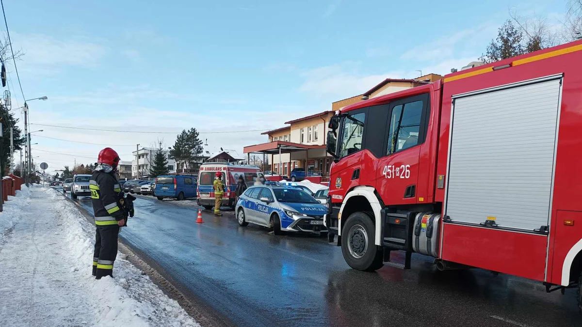 Wypadek w Kolbuszowej na ulicy Obrońców Pokoju [ZDJĘCIA] - Zdjęcie główne