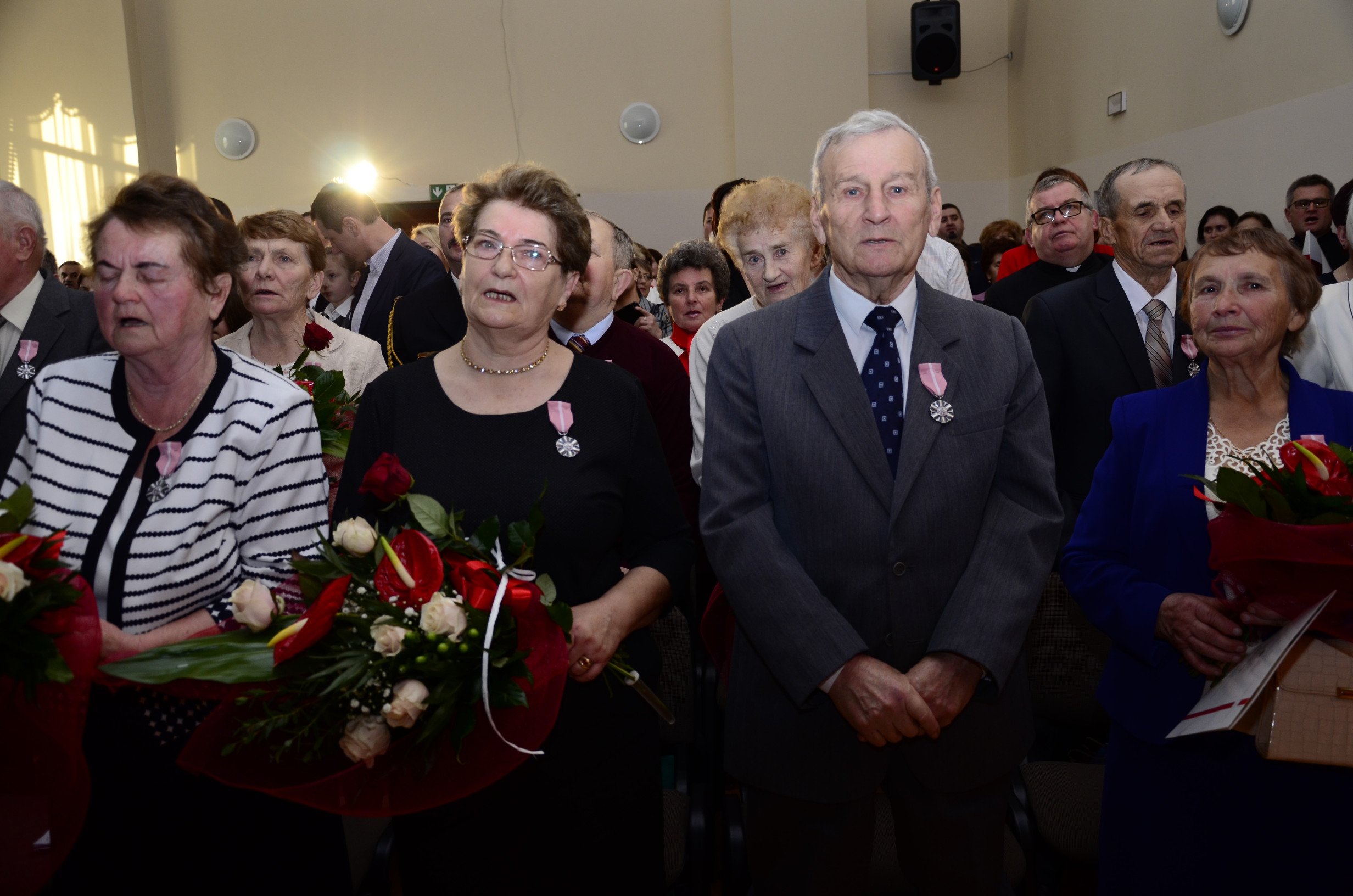 Czternaście par z terenu gminy Majdan Królewski obchodziło w tym roku złoty jubileusz pożycia małżeńskiego [ZDJĘCIA] - Zdjęcie główne