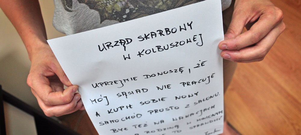 Kolbuszowianie donoszą do skarbówki - Zdjęcie główne