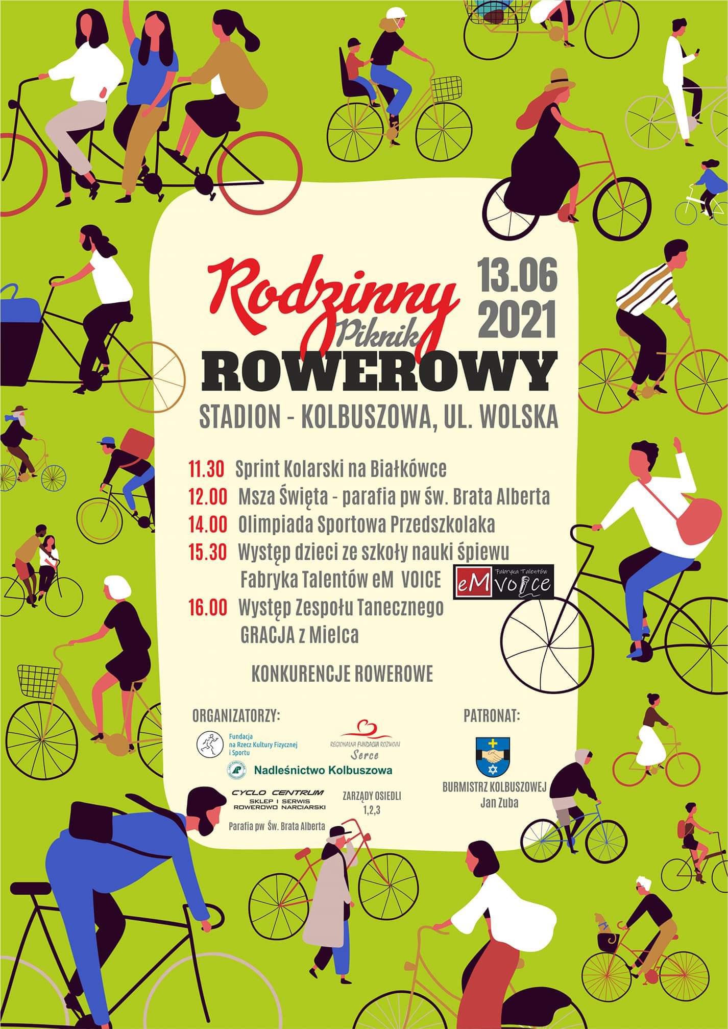 Rodzinny Piknik Rowerowy w Kolbuszowej