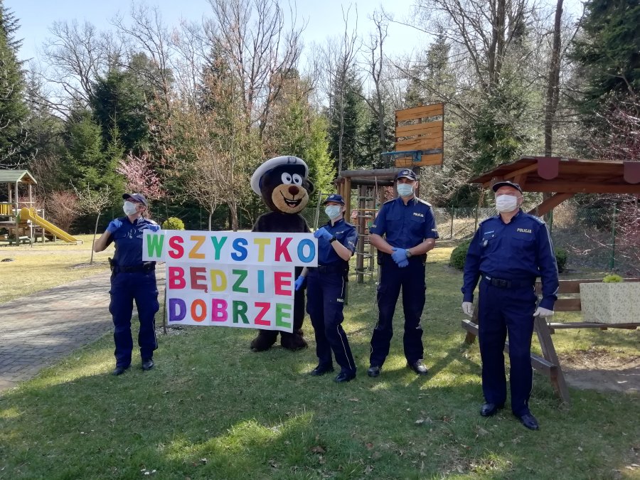 Z PODKARPACIA. Miś policjant odwiedził chore dzieci w święta [FOTO VIDEO] - Zdjęcie główne