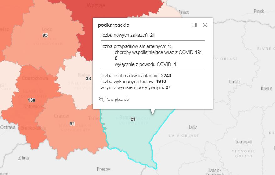 Koronawirus na Podkarpaciu. Raport dzienny [niedziela - 23 maja] - Zdjęcie główne