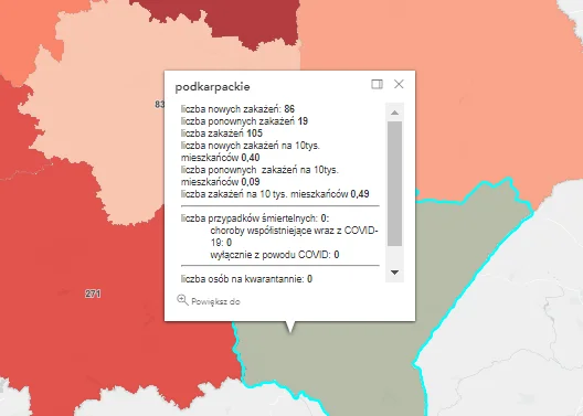 Nowe zakażenia na Podkarpaciu - 19 lipca 2022