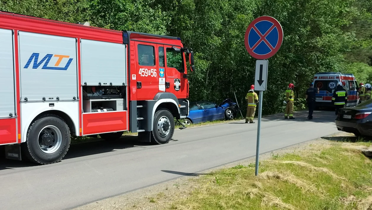 Wypadek w Widełce