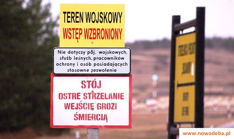 Będą strzelać na poligonie w Nowej Dębie. Obowiązuje zakaz wstępu  - Zdjęcie główne