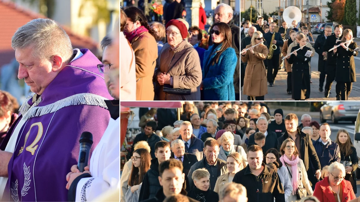 Wszystkich Świętych 2024. Procesja na cmentarzu parafialnym w Kolbuszowej [ZDJĘCIA - WIDEO] - Zdjęcie główne