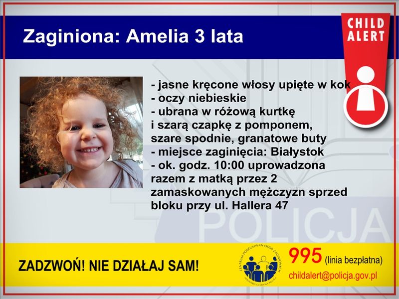 UWAGA! CHILD ALERT - PORWANO MATKĘ Z DZIECKIEM! - Zdjęcie główne