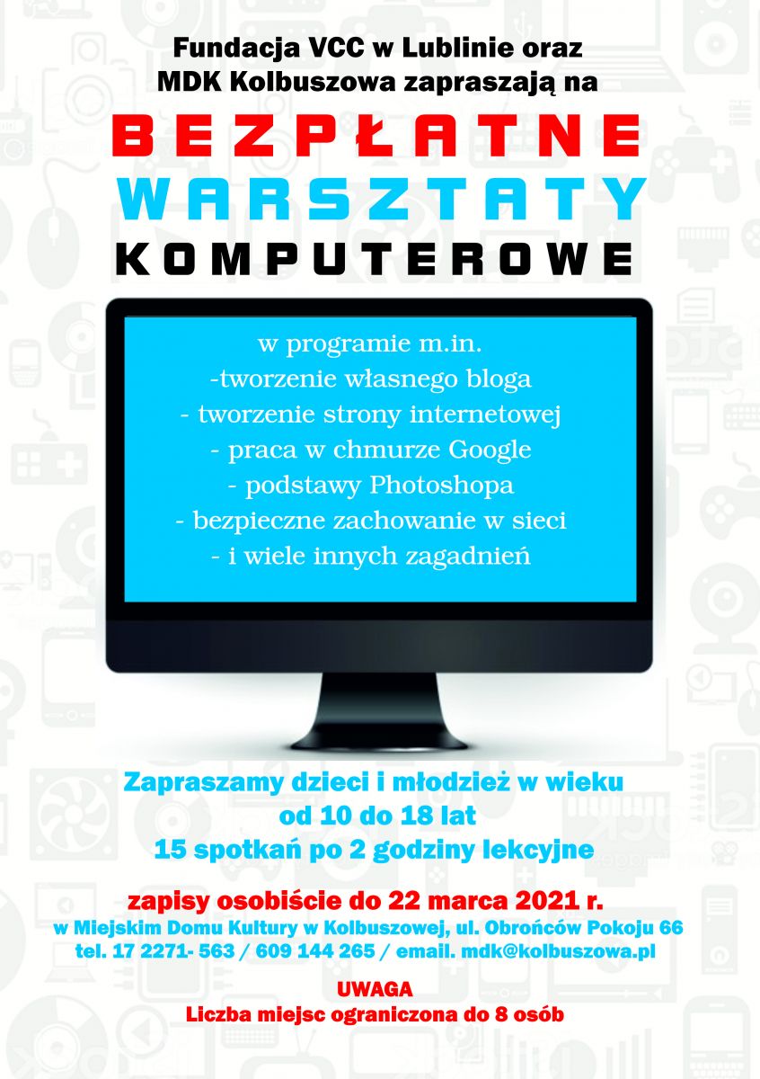 Warsztaty komputerowe - Kolbuszowa 2021