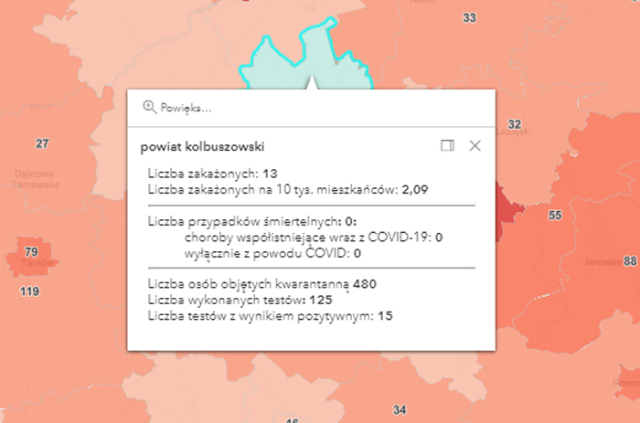 Zakażenia w powiecie kolbuszowskim [piątek - 9 kwietnia] - Zdjęcie główne