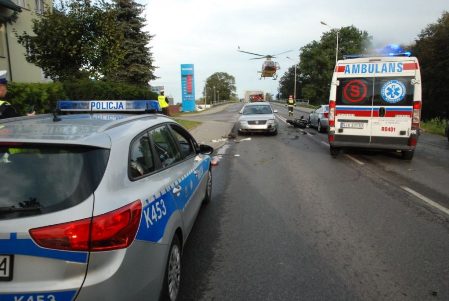 Podkarpacie. W sobotę, 22 września doszło do tragicznego wypadku. W wypadku w Jarosławiu zginął 18-letni motocyklista - Zdjęcie główne