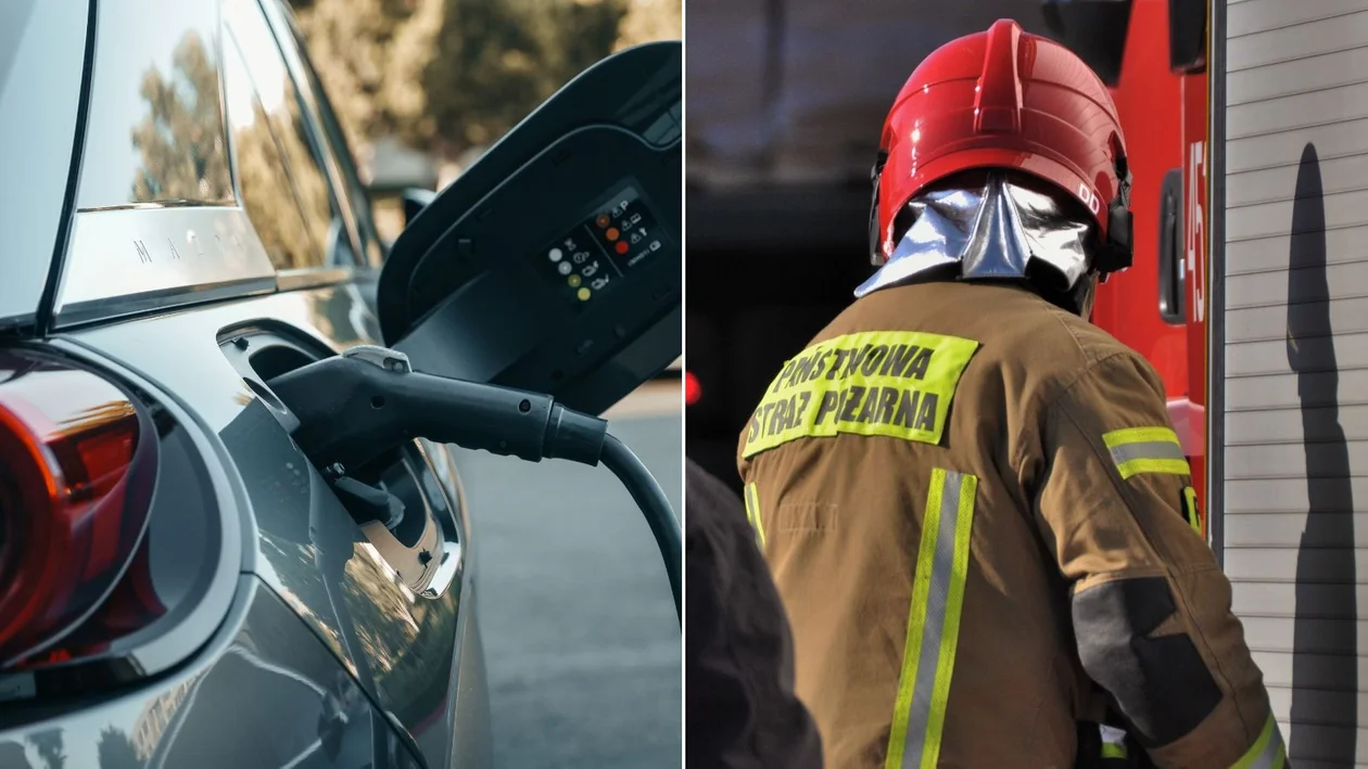 Pożary samochodów elektrycznych i fotowoltaiki. Czy strażacy z Kolbuszowej są do takich akcji odpowiednio przygotowani? - Zdjęcie główne