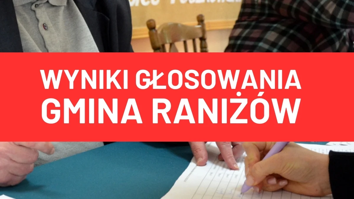 Mieszkańcy gminy Raniżów zdecydowali. To na nich oddali swój głos w wyborach parlamentarnych 2023 - Zdjęcie główne