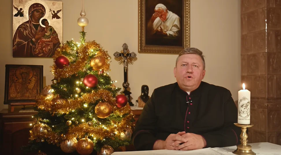 Szopka bożonarodzeniowa w kolbuszowskiej kolegiacie i życzenia od ks. Lucjana Szumierza [ZDJĘCIA - WIDEO] - Zdjęcie główne