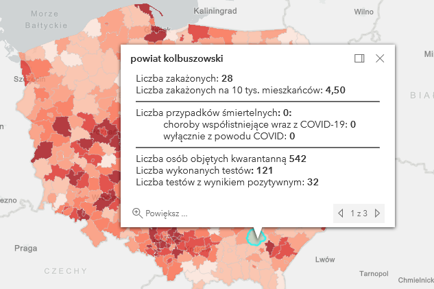 Powiat kolbuszowski. Raport zakażeń Covid-19 [sobota - 3 kwietnia] - Zdjęcie główne