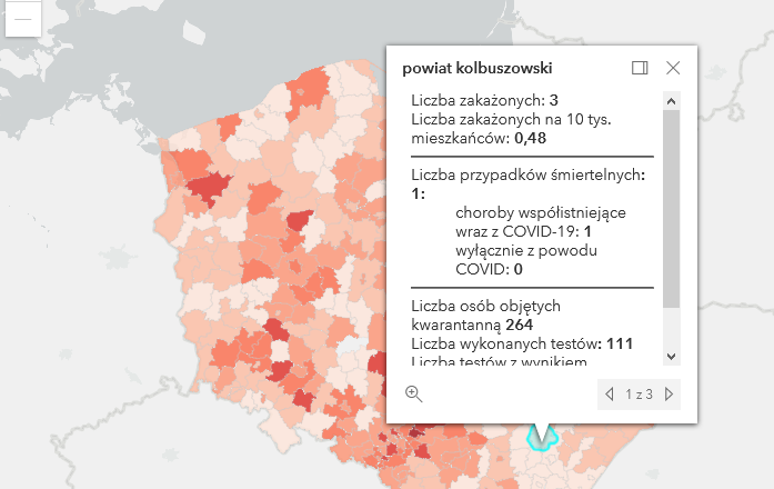 Mała liczba zakażeń w powiecie kolbuszowskim i przypadek śmiertelny [środa - 21 kwietnia] - Zdjęcie główne