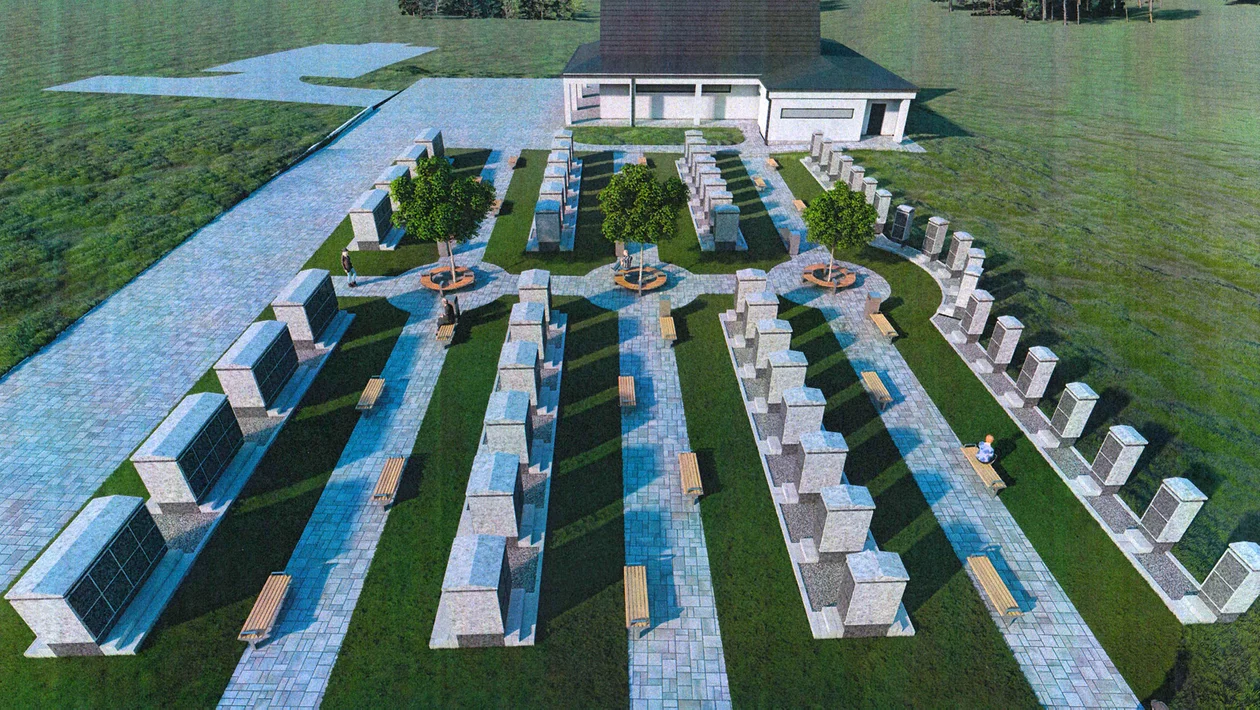 Duże zmiany na cmentarzu w Kolbuszowej Dolnej. Będą budować m.in. kolumbaria [WIZUALIZACJA] - Zdjęcie główne