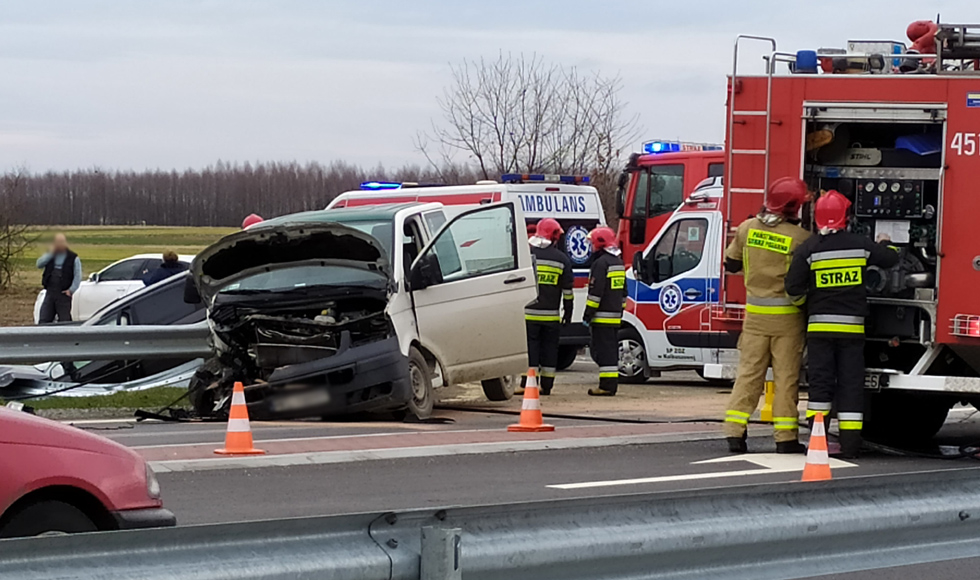 Zderzenie dwóch samochodów na obwodnicy [FOTO] [VIDEO] - Zdjęcie główne