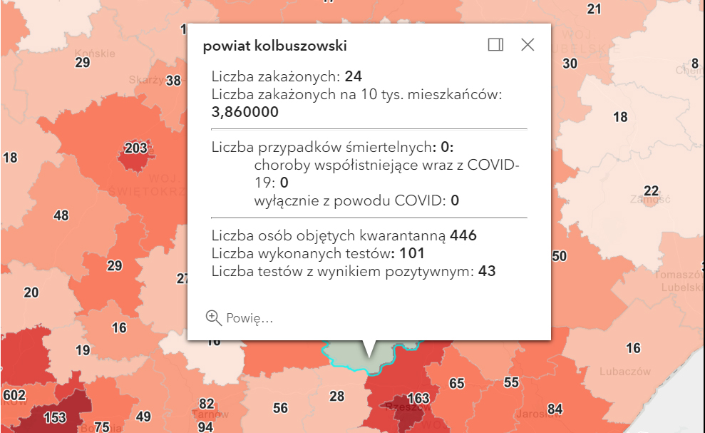 Zakażenia w powiecie kolbuszowskim [sobota - 20 marca] - Zdjęcie główne