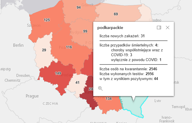 Raport zakażeń Covid-19 dotyczący powiatu i województwa [wtorek - 18 maja] - Zdjęcie główne