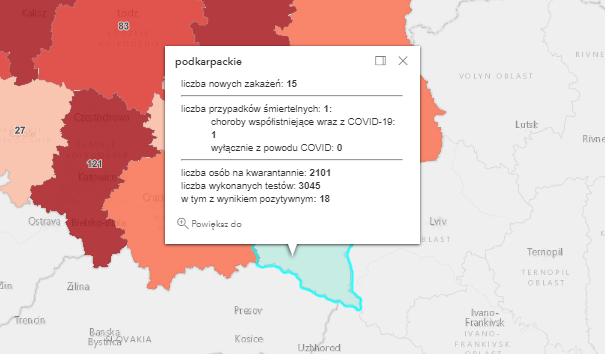 Zakażenia koronawirusem na Podkarpaciu [wtorek - 25 maja] - Zdjęcie główne