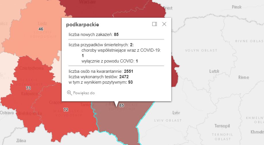 Nowe zakażenia koronawirusem na Podkarpaciu [25 września] - Zdjęcie główne