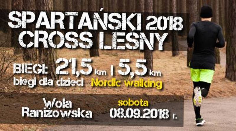 Gmina Raniżów. Gratka dla miłośników biegów terenowych. Spartański Cross Leśny 2018 Wola Raniżowska - Zdjęcie główne