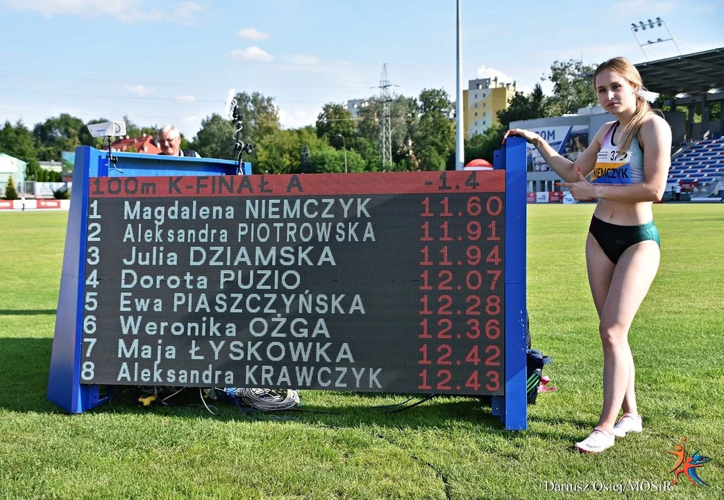 Dwa złote medale dla Podkarpacia podczas Mistrzostw Polski U-20 w lekkiej atletyce. Magdalena Niemczyk, królowa sprintu z UKS Tiki Taka Kolbuszowa [ZDJĘCIA] - Zdjęcie główne