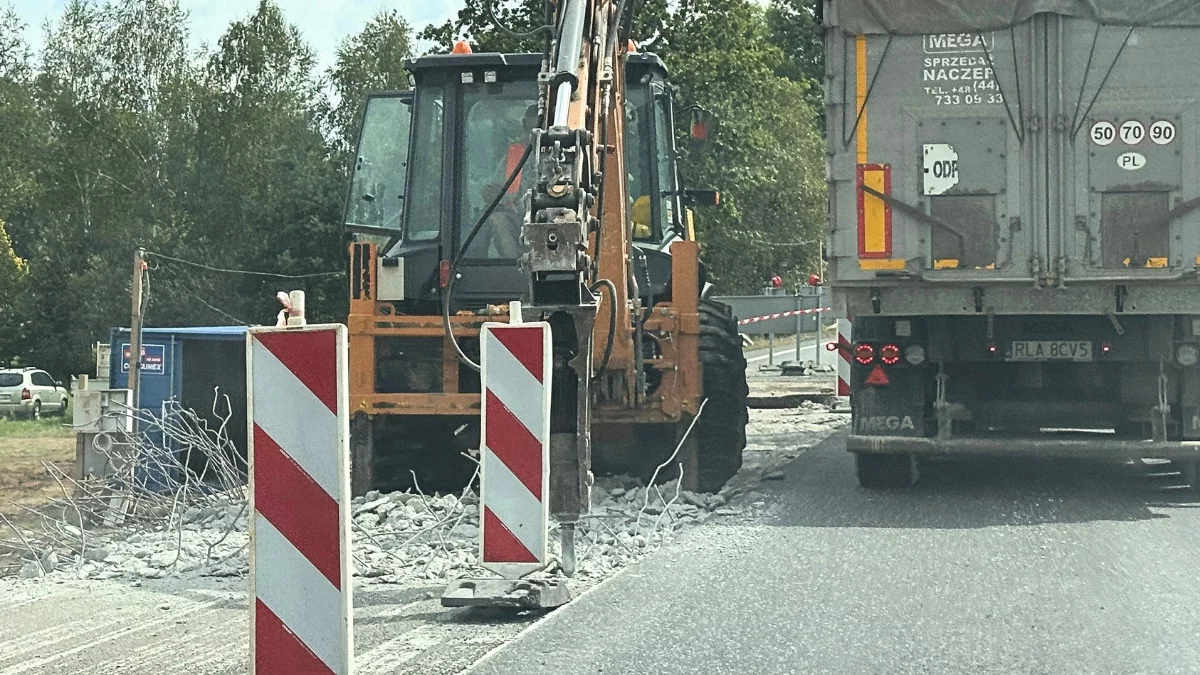 Utrudnienia na drodze z Nowej Dęby do Niska. Jest tymczasowa organizacja ruchu - Zdjęcie główne