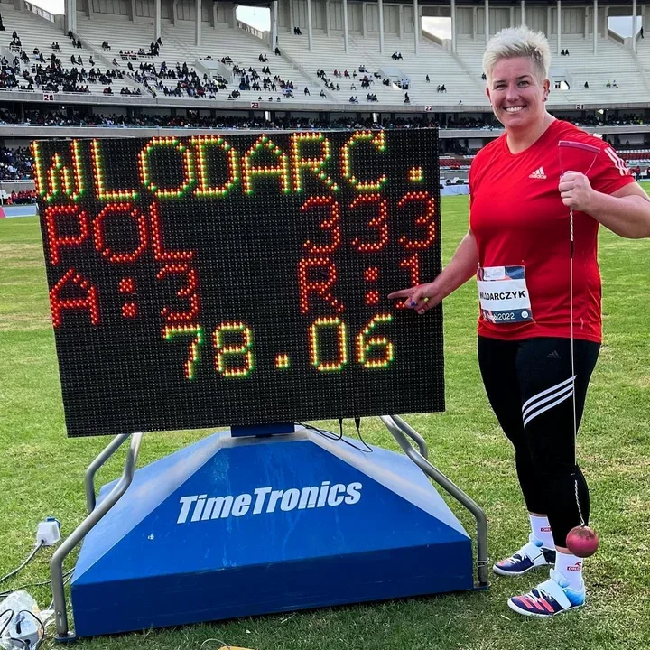 Anita Włodarczyk, 35-latka z Rawicza, lekkoatletka. Polska jest trzykrotną mistrzynią olimpijską, czterokrotną mistrzynią świata oraz wielokrotną rekordzistką świata, Europy i kraju w rzucie młotem.