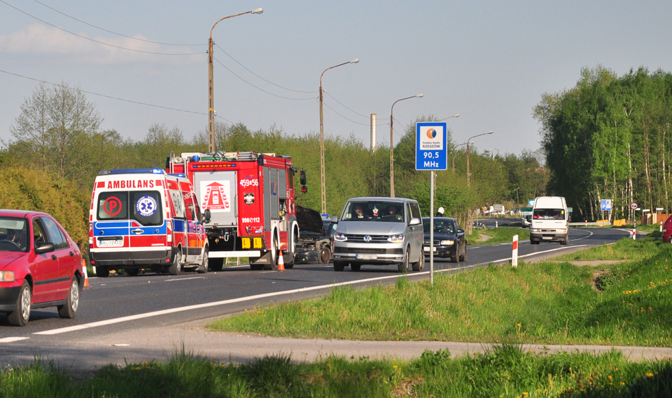 Kolizja w Kolbuszowej Górnej