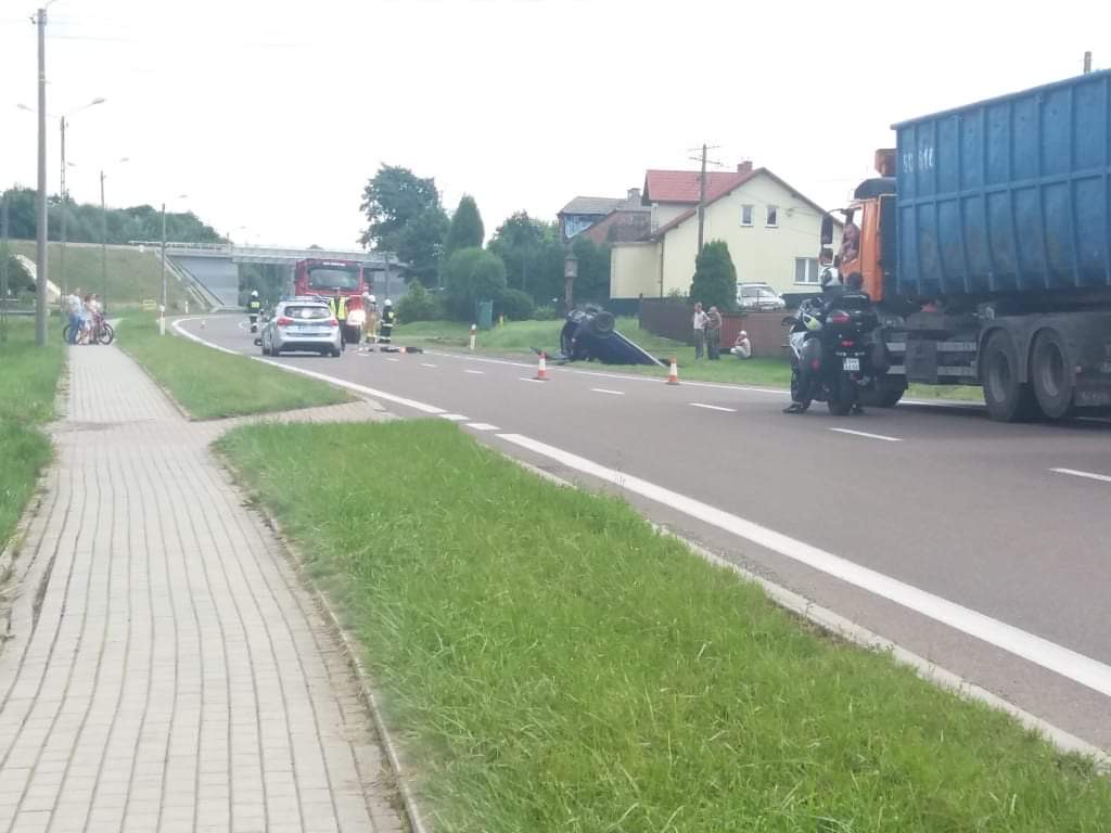 Wypadek w Widełce