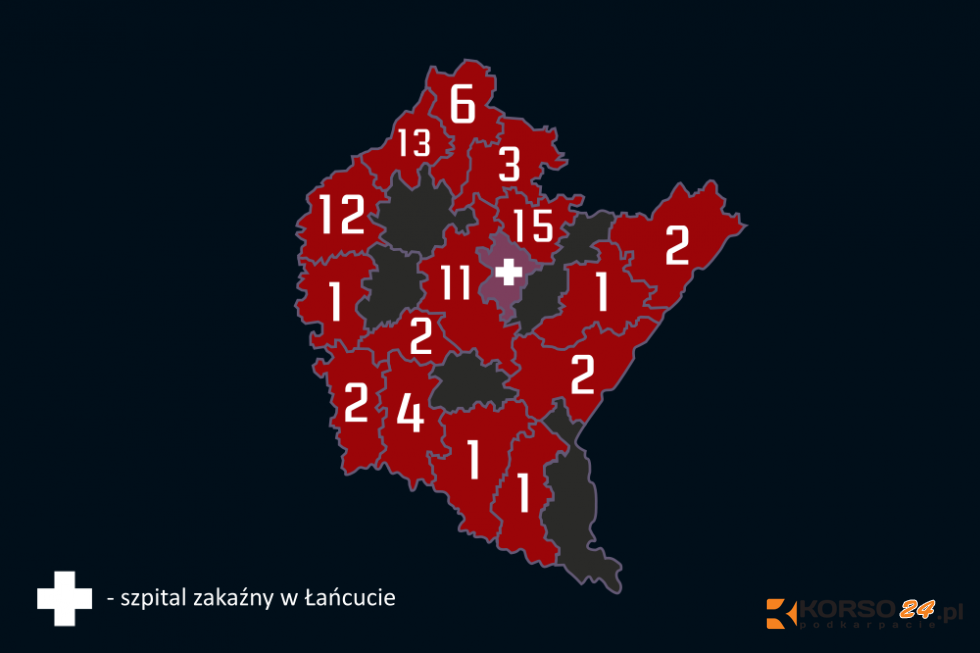 Dwie kobiety i trzech mężczyzn. Nowe zakażenia na Podkarpaciu - Zdjęcie główne