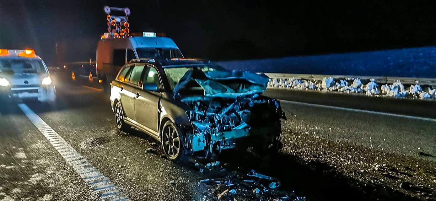 Poważny wypadek na autostradzie A4. 4 osoby w szpitalu - Zdjęcie główne