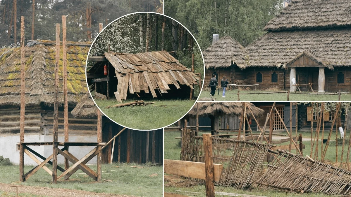 Kręcą drugi sezon "1670" Netflixa. Wielkie zmiany w serialowej wsi Adamczycha w skansenie niedaleko Rzeszowa [WIDEO - ZDJĘCIA] - Zdjęcie główne