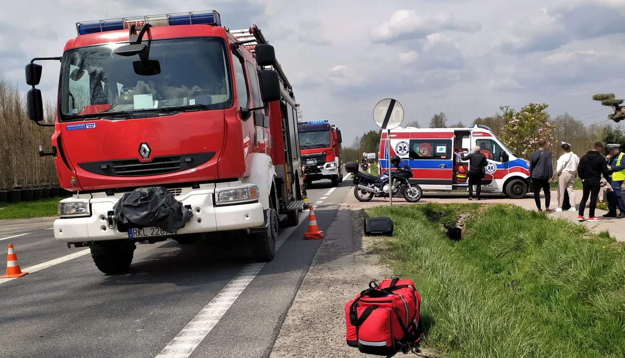 Do kolizji doszło na wysokości szkółki roślin w Kupnie (DK9)