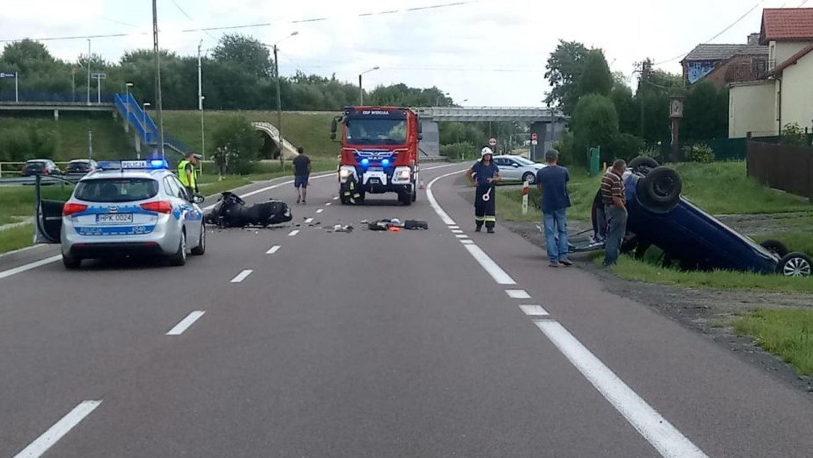 Policja o środowym zdarzeniu na DK 9 w Widełce - Zdjęcie główne