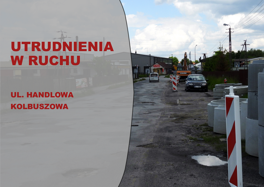 Ulica Handlowa teraz jednokierunkową [ZDJĘCIA] - Zdjęcie główne