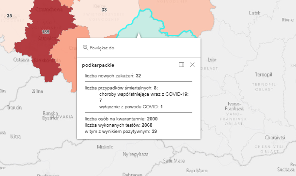 Osoby zmarłe i zakażenia na Podkarpaciu [środa - 26 maja] - Zdjęcie główne