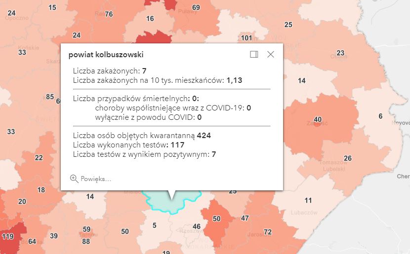 Nowe zakażenia i zgony na Podkarpaciu [niedziela - 11 kwietnia] - Zdjęcie główne